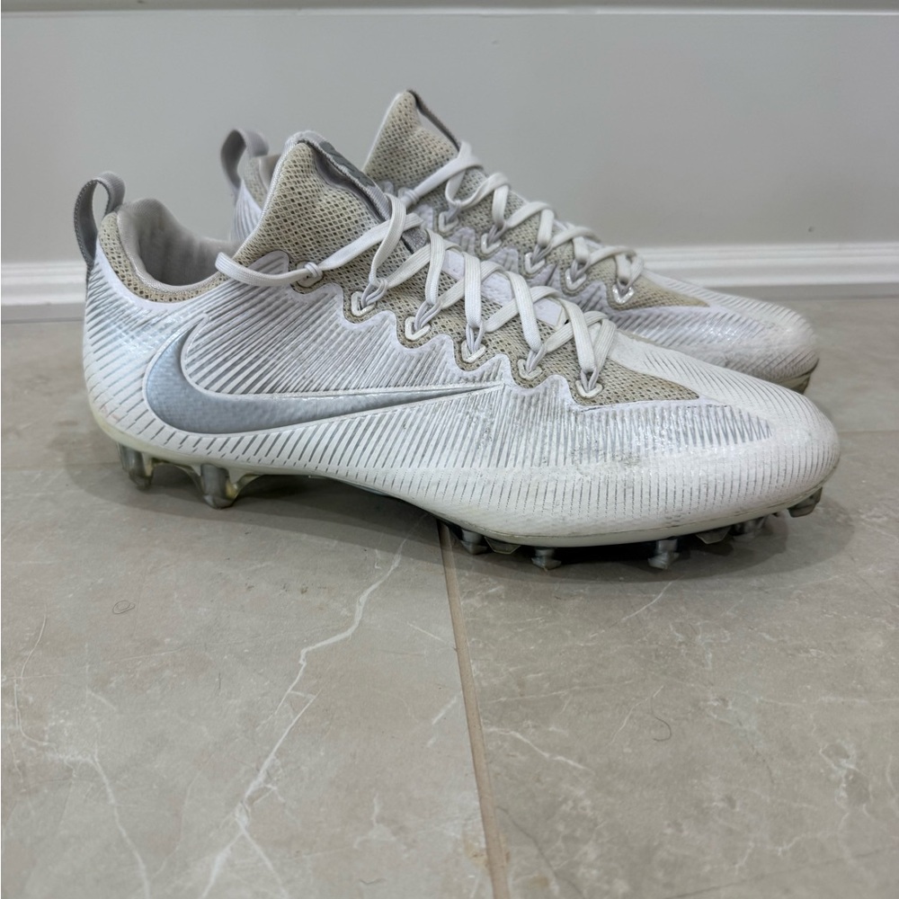 Nike Vapor Untouchable Pro White Football Cleats